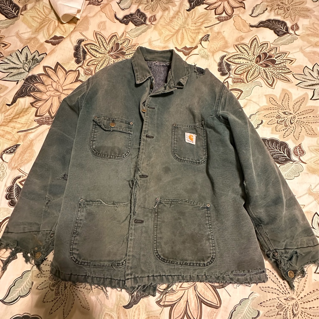 Vintage Blanket Lined Carhartt Chore Jacket